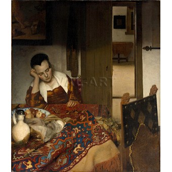 Спяща млада жена (1657) РЕПРОДУКЦИИ НА КАРТИНИ